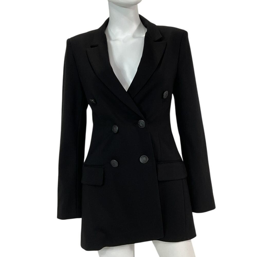 Rag & Bone Tailored Black Warren Blazer Size 2 - Picture 2 of 5